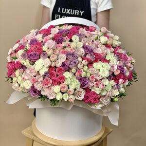 Коробка с цветами Цветущий сад - XL