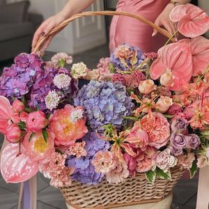 Корзина цветов Цветочная феерия - XL