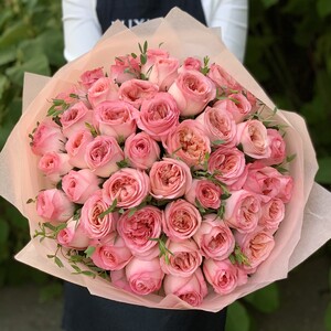 Букет из пионовидных роз Пинк Экспрешн (Pink Expression) - 51